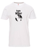 T-shirt - From the water back to the water - White