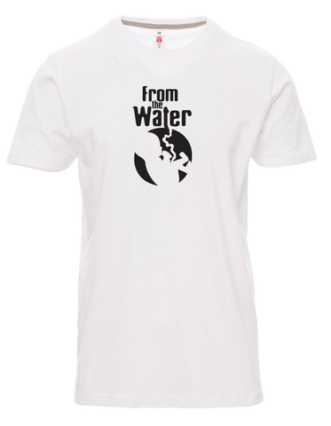 T-shirt - From the water back to the water - White