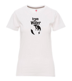 T-shirt - From the water back to the water - White